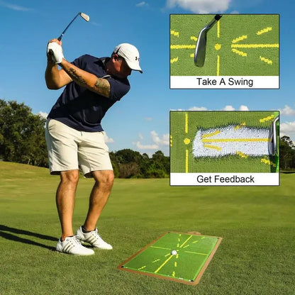 Precision Golf Swing Training  Mat